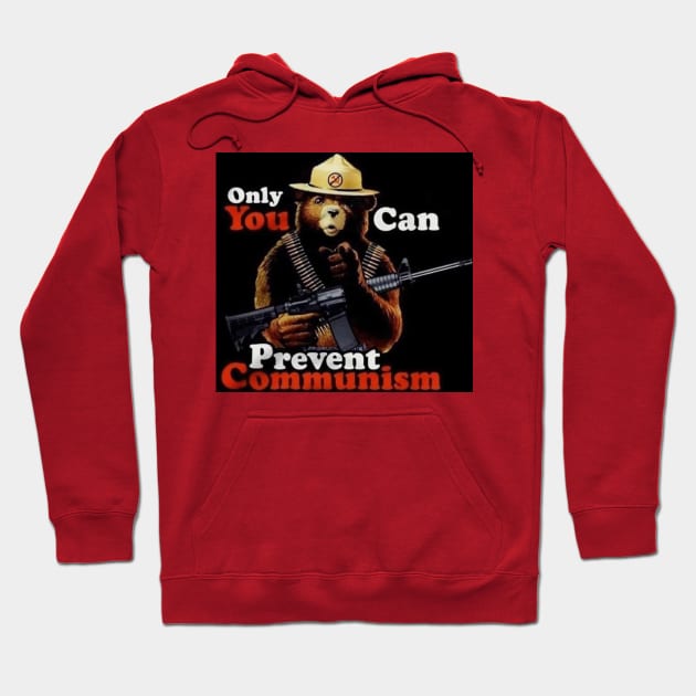 Only you can prevent Communism Hoodie by  The best hard hat stickers 